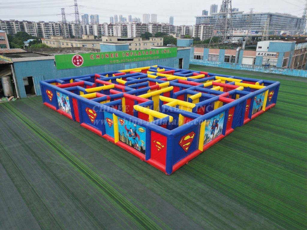 MAZE1-149 Superman Theme Inflatable Maze