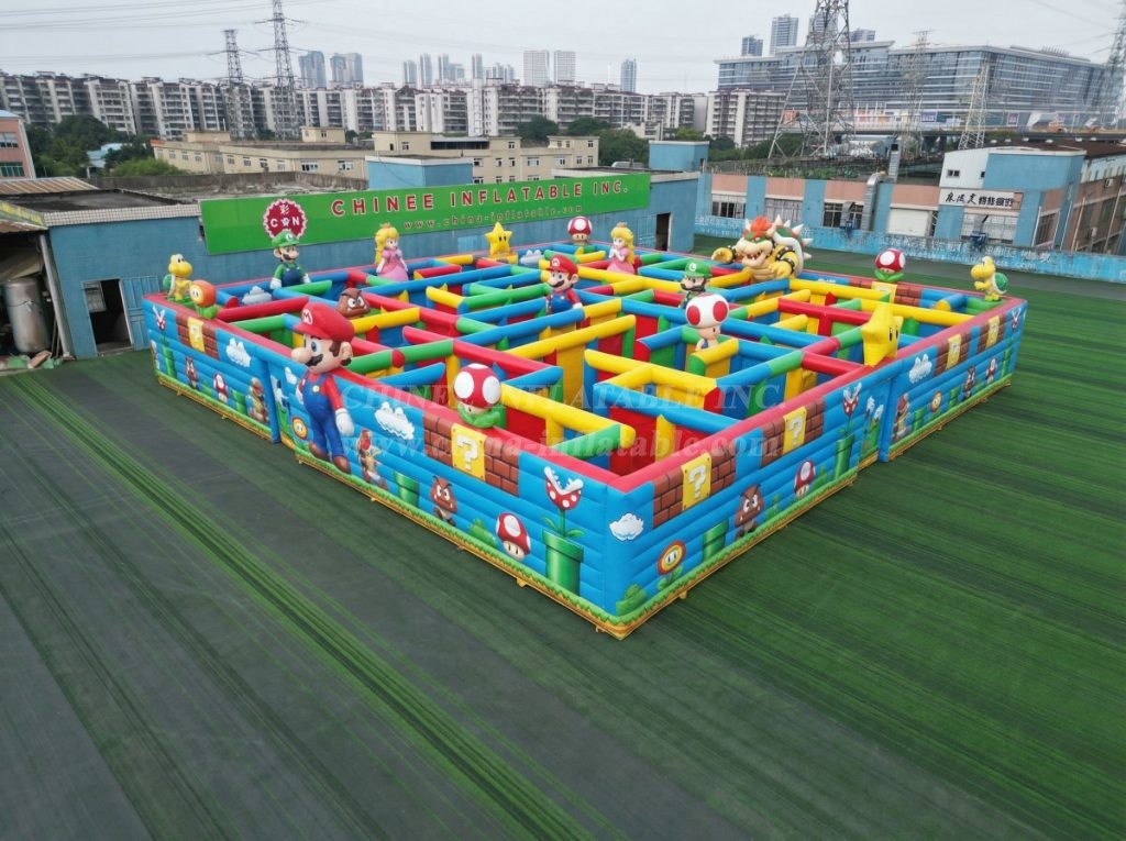 MAZE1-150 Super Mario Theme Inflatable Maze