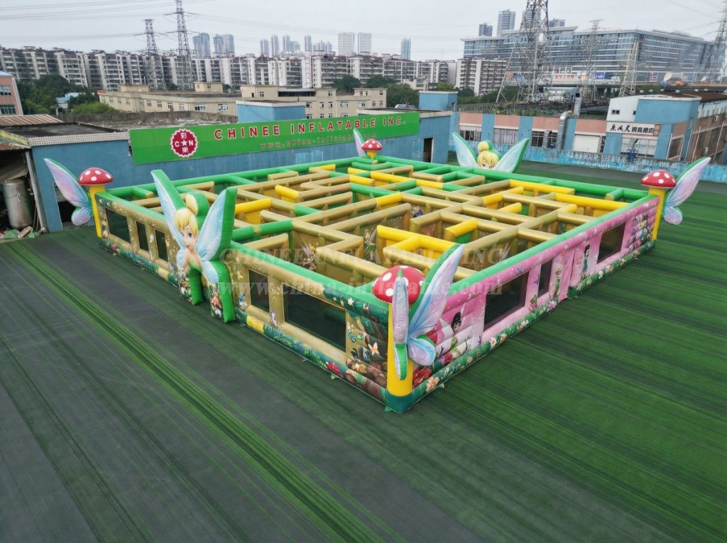 MAZE1-165 Tinker Bell Theme Inflatable Maze