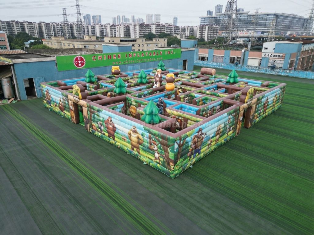 MAZE1-21 Boonie Bears Theme Inflatable Maze