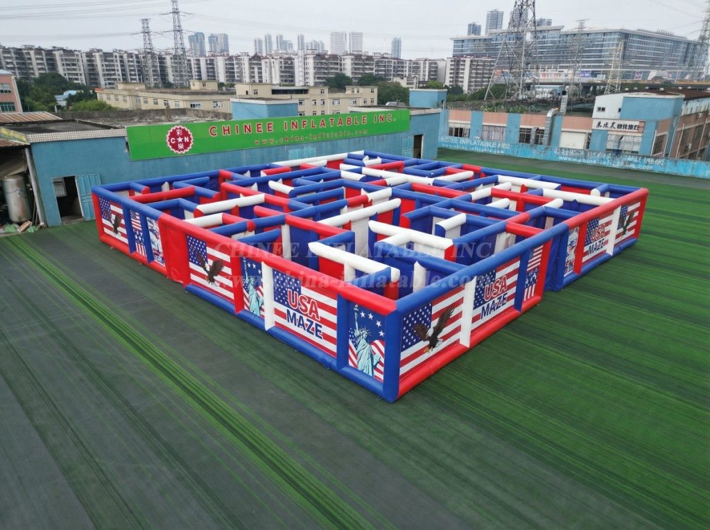 MAZE1-5 American Style Theme Inflatable Maze