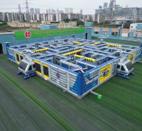 MAZE1-69 Helicopter Theme Inflatable Maze