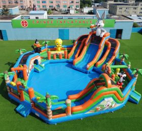 Pool3-757 Looney Tunes Theme Pool Water Park