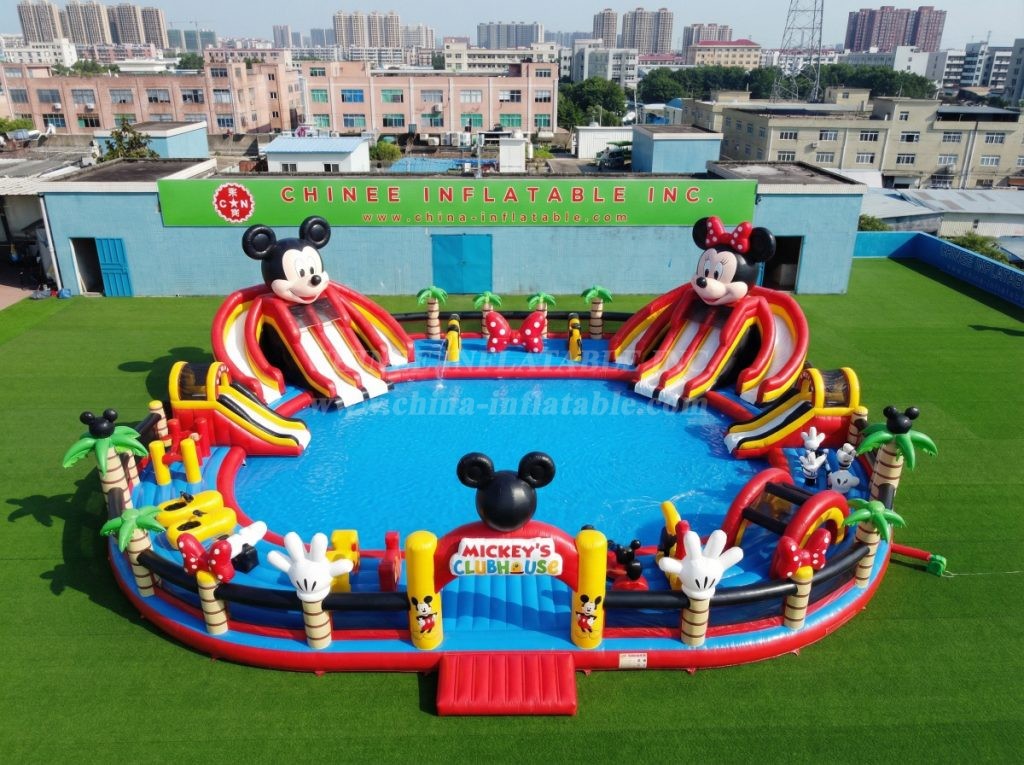 Pool3-759 Mickey & Minnie Theme Pool Water Park