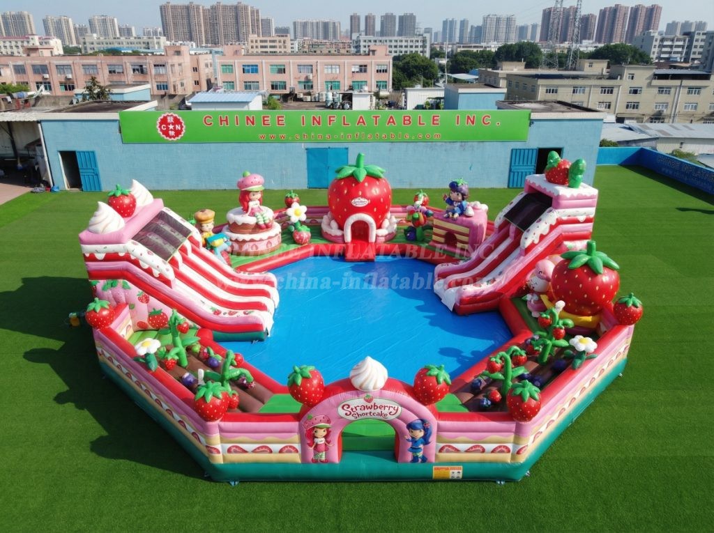 Pool3-779 Strawberry Shortcake Theme Pool Water Park