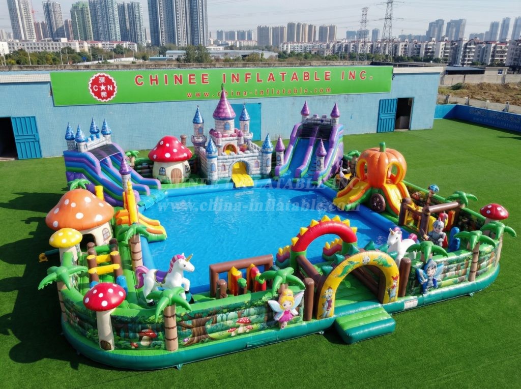 Pool3-803 Fairy Tale Theme Pool Water Park