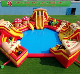 Pool3-818 Pizza Theme Pool Water Park
