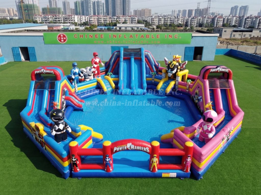 Pool3-821 Power Rangers Theme Pool Water Park