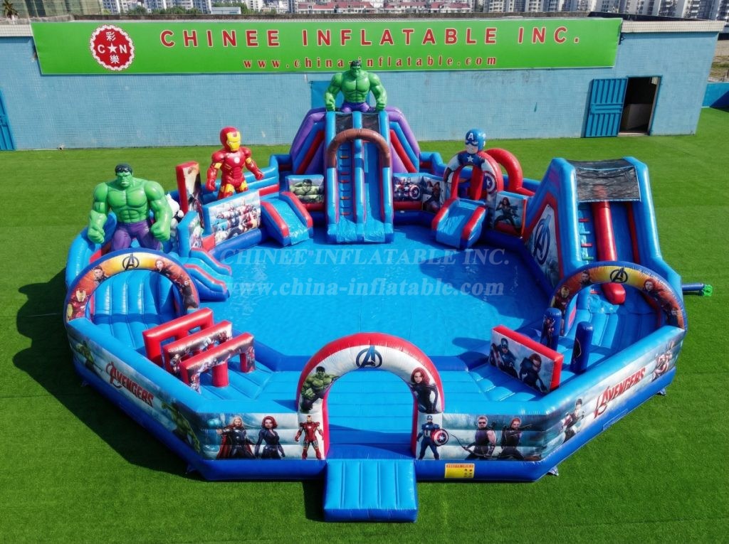 Pool3-830 The Avengers Theme Pool Water Park