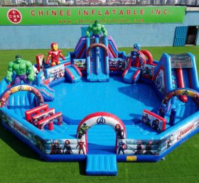 Pool3-830 The Avengers Theme Pool Water Park