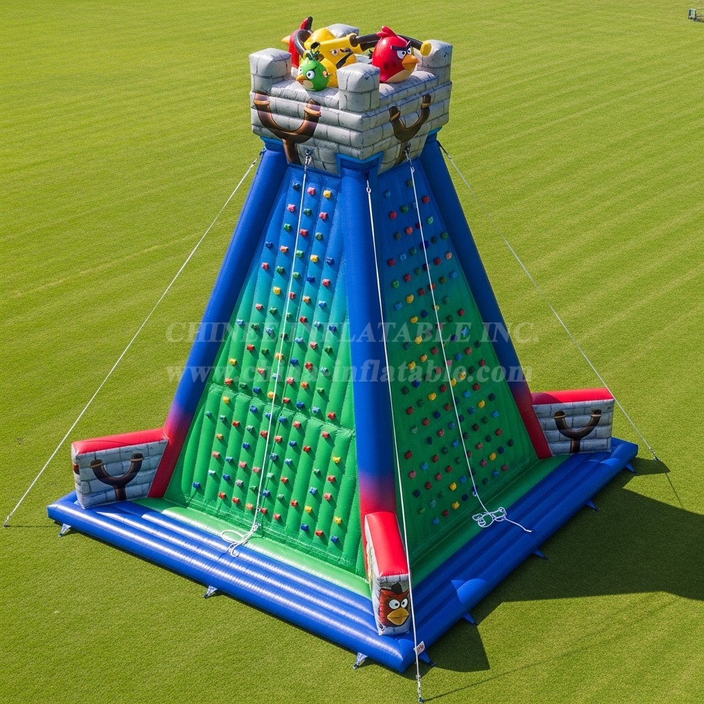 T11-4127 Angry Birds Theme Inflatable Climbing Wall