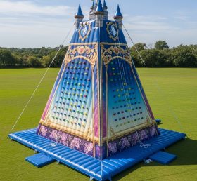 T11-4145 Beauty and the Beast Theme Inflatable Climbing Wall