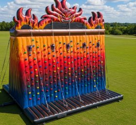 T11-4153 Blaze Monster Theme Inflatable Climbing Wall