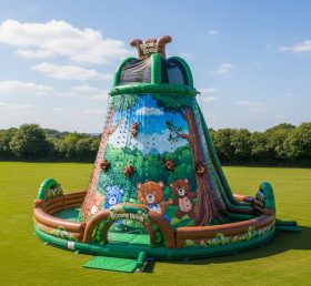 T11-4170 Boonie Bears Theme Inflatable Climbing Wall