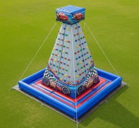 T11-4177 Cars Theme Inflatable Climbing Wall
