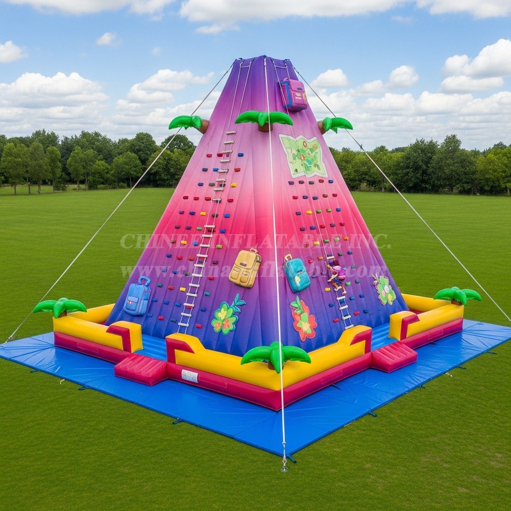 T11-4192 Dora Theme Inflatable Climbing Wall