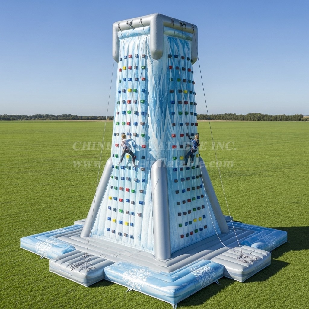 T11-4202 Frozen Theme Inflatable Climbing Wall