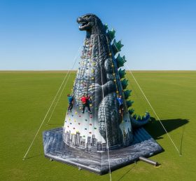 T11-4210 Godzilla Theme Inflatable Climbing Wall