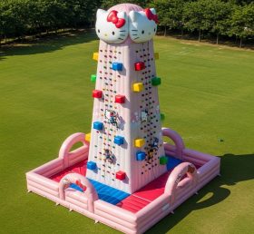 T11-4216 Hello Kitty Theme Inflatable Climbing Wall