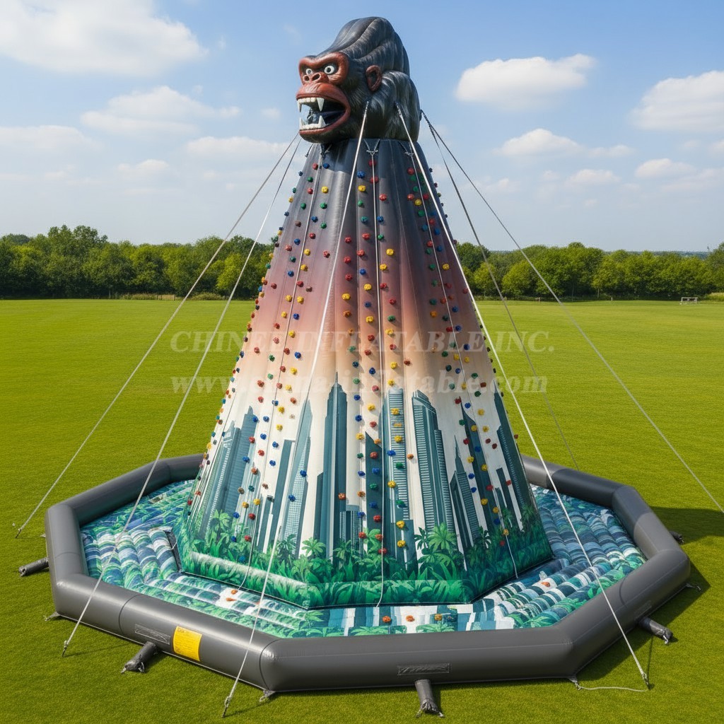 T11-4228 King Kong Theme Inflatable Climbing Wall