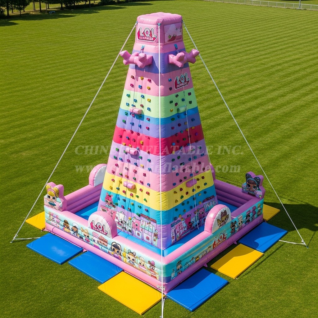 T11-4238 L.O.L. SURPRISE Theme Inflatable Climbing Wall