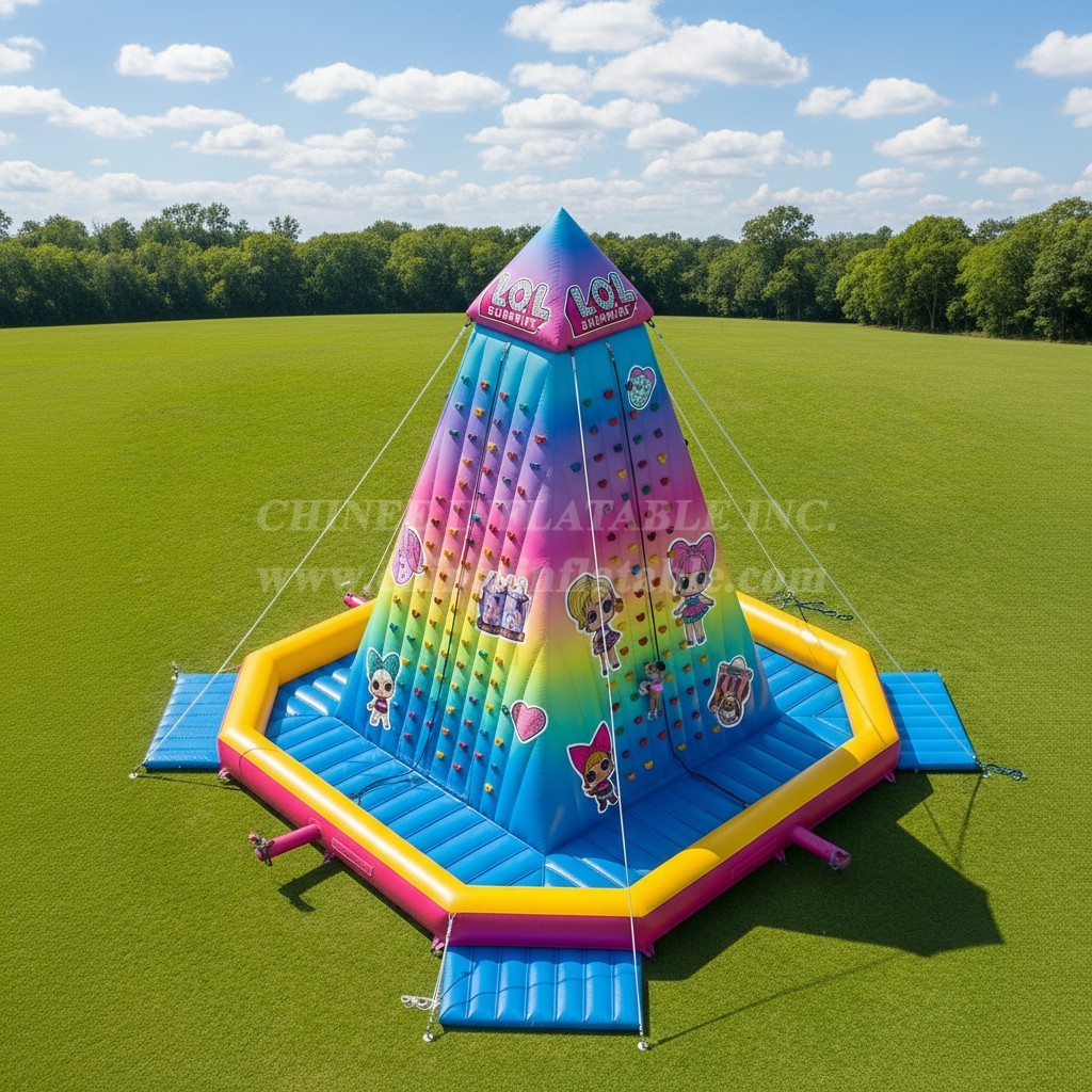 T11-4239 L.O.L. SURPRISE Theme Inflatable Climbing Wall