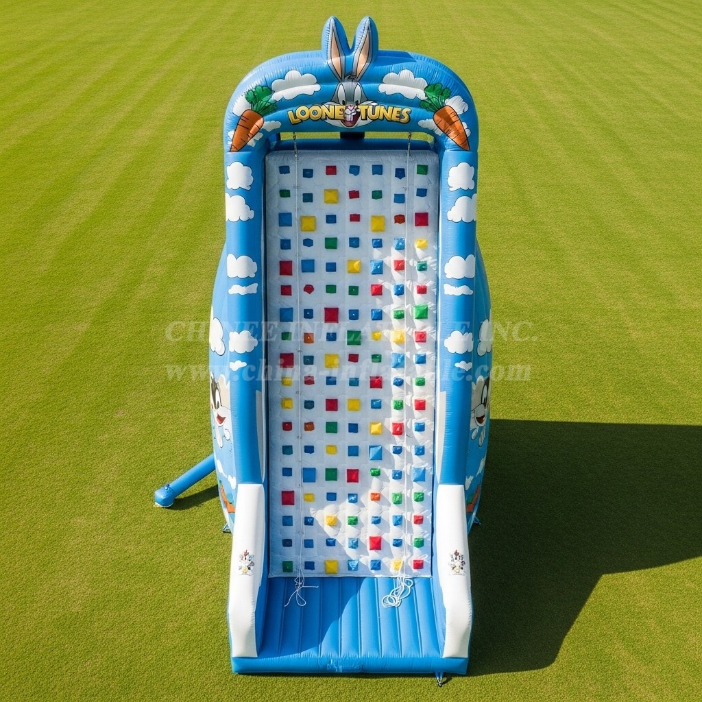 T11-4243 Looney Tunes Theme Inflatable Climbing Wall
