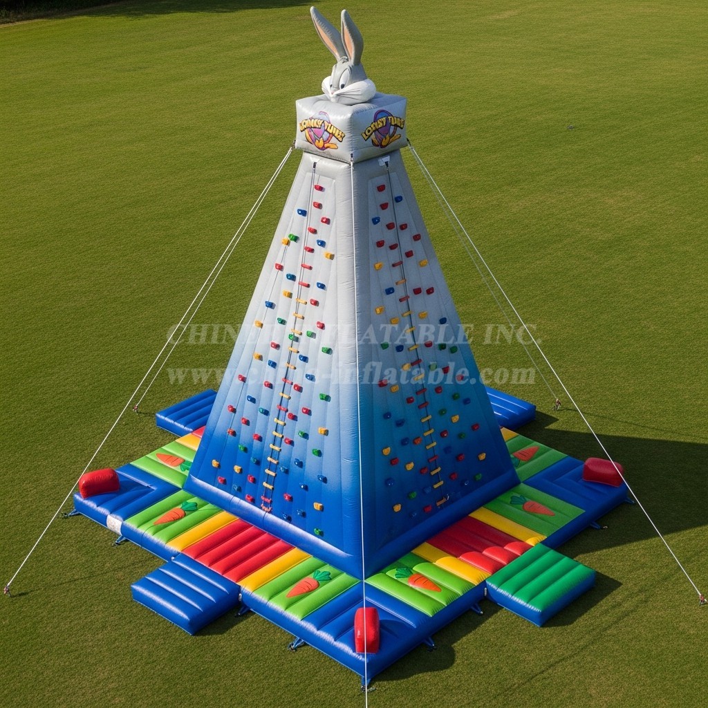 T11-4249 Looney Tunes Theme Inflatable Climbing Wall