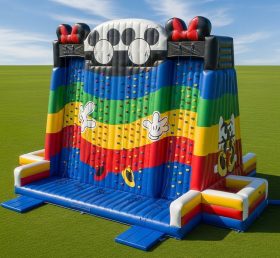 T11-4258 Mickey & Minnie Theme Inflatable Climbing Wall