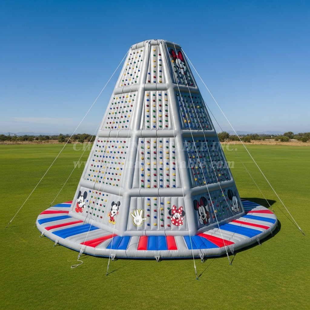 T11-4268 Mickey & Minnie Theme Inflatable Climbing Wall