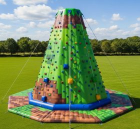 T11-4270 Minecraft Theme Inflatable Climbing Wall