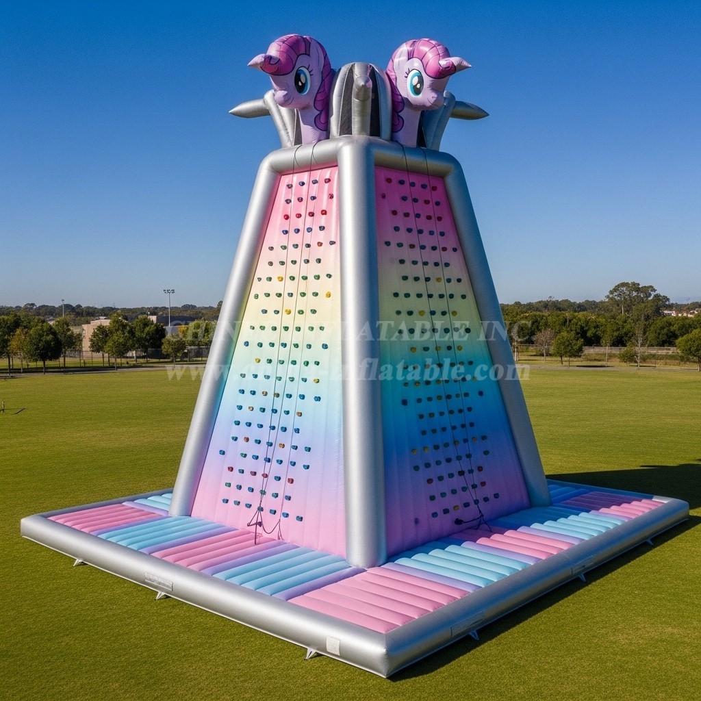 T11-4293 My Little Pony Theme Inflatable Climbing Wall