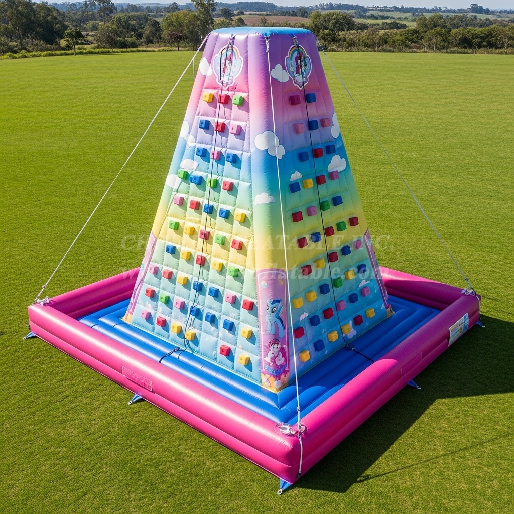 T11-4297 My Little Pony Theme Inflatable Climbing Wall