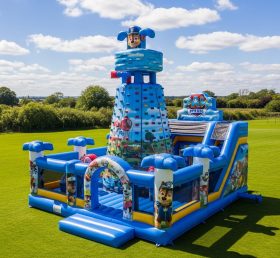 T11-4311 Paw Patrol Theme Inflatable Climbing Wall