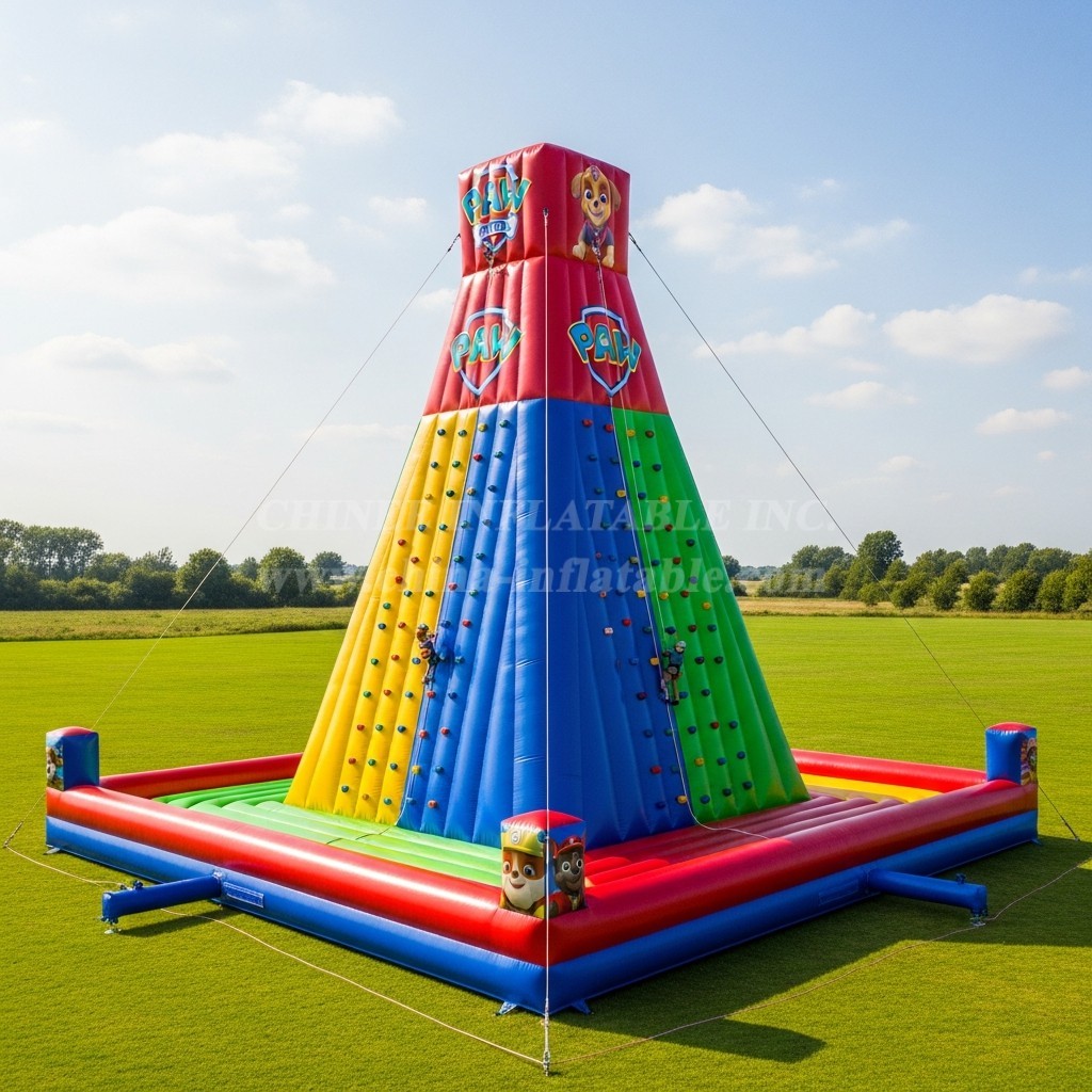 T11-4314 Paw Patrol Theme Inflatable Climbing Wall