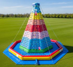 T11-4321 Peppa Pig Theme Inflatable Climbing Wall