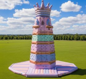 T11-4343 Princess Parties Theme Inflatable Climbing Wall