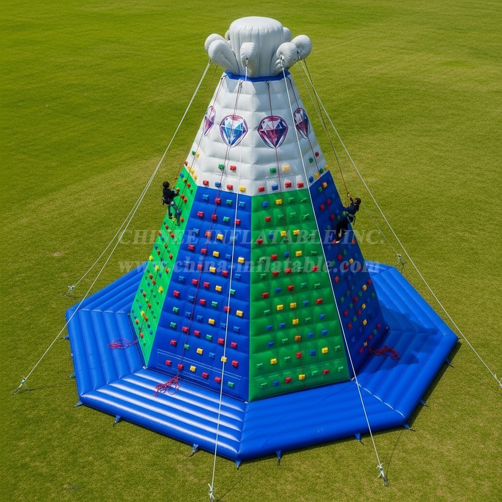 T11-4365 Shimmer & Shine Theme Inflatable Climbing Wall