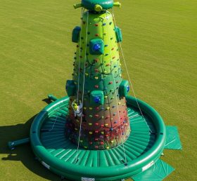 T11-4366 Shrek Theme Inflatable Climbing Wall