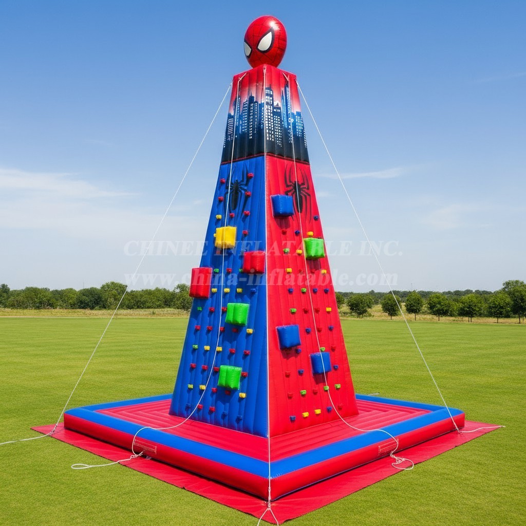 T11-4378 Spider-Man Theme Inflatable Climbing Wall