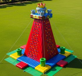 T11-4409 Super Mario Theme Inflatable Climbing Wall