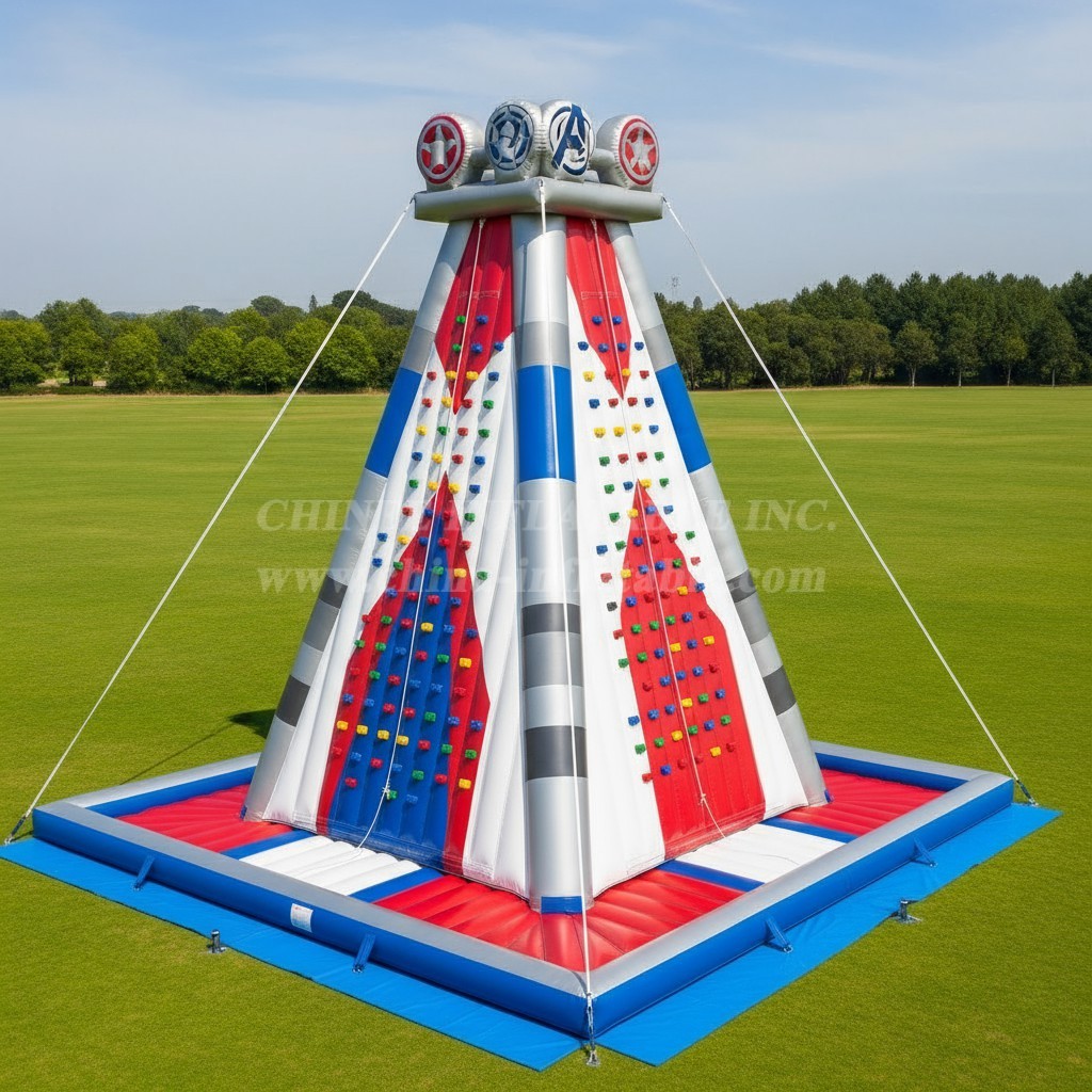 T11-4417 The Avengers Theme Inflatable Climbing Wall