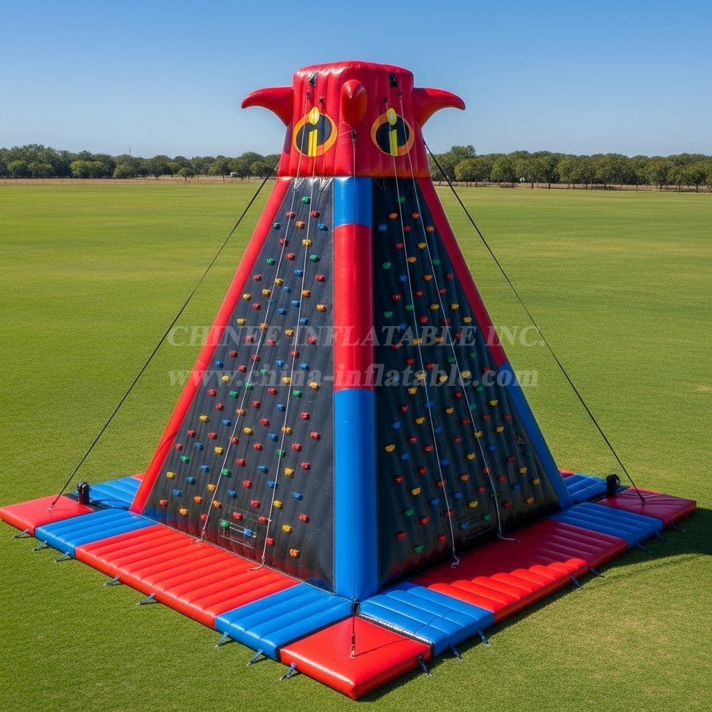 T11-4426 The Incredibles Theme Inflatable Climbing Wall