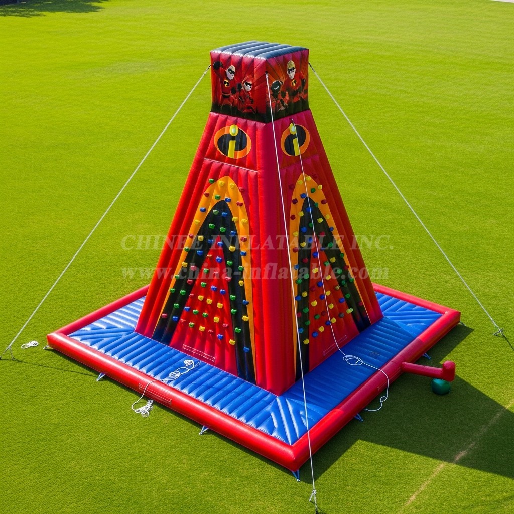 T11-4429 The Incredibles Theme Inflatable Climbing Wall