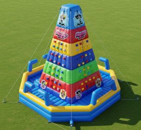 T11-4435 The Powerpuff Girls Theme Inflatable Climbing Wall