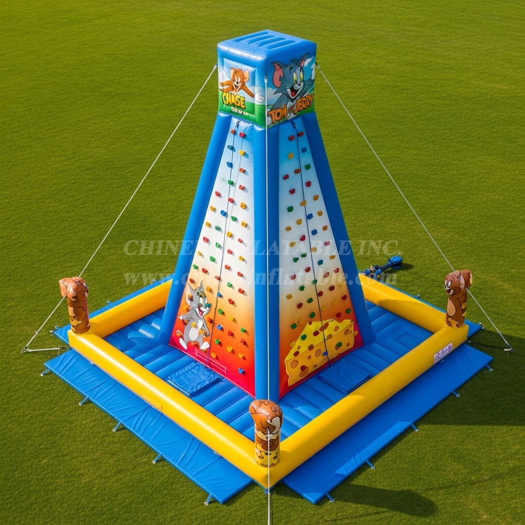 T11-4471 Tom and Jerry Theme Inflatable Climbing Wall