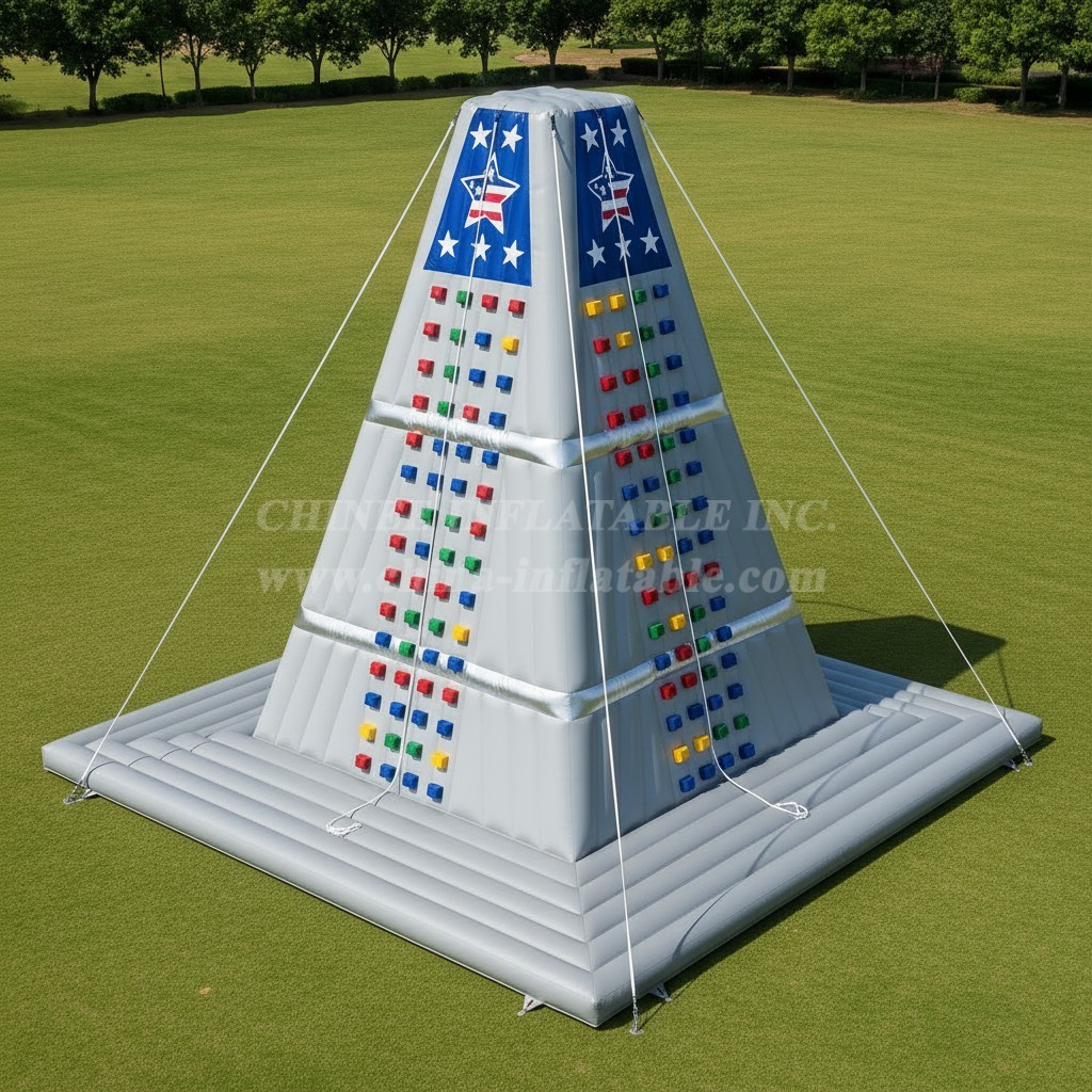 T11-4502 American Style Theme Inflatable Climbing Wall