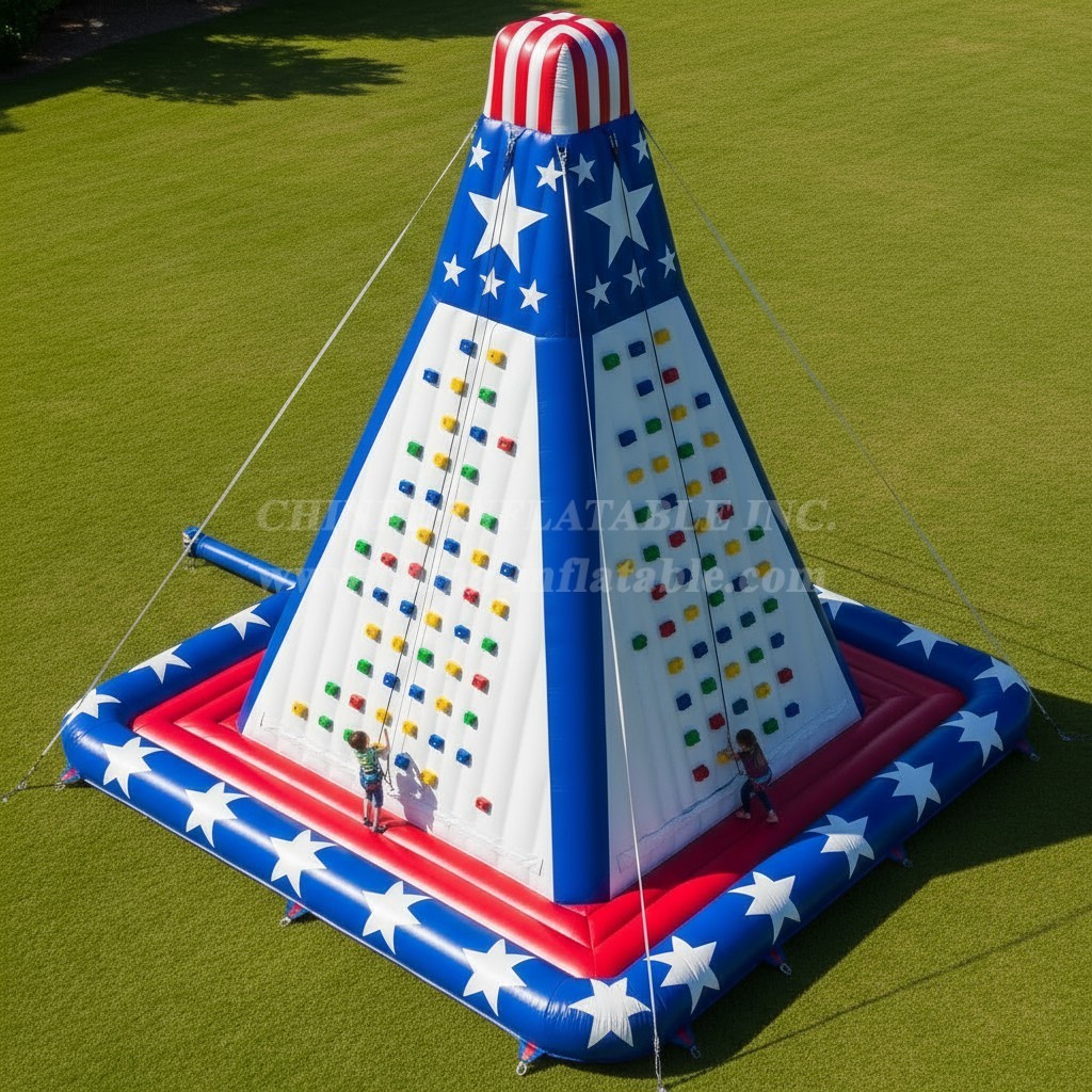 T11-4503 American Style Theme Inflatable Climbing Wall