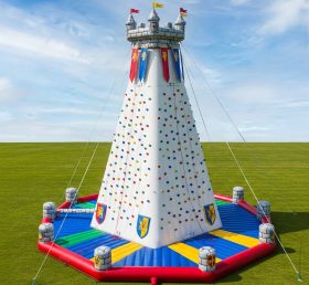 T11-4521 Castle Kingdom Theme Inflatable Climbing Wall