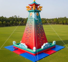 T11-4530 Chinese Style Theme Inflatable Climbing Wall